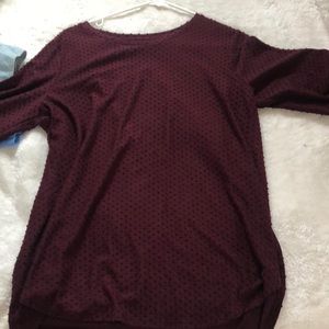 Burgundy Sweater